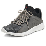 Alpine Swiss Mens Fashion Sneakers Lightweight Knit Top Elastic Sock Tennis Shoe – Gray