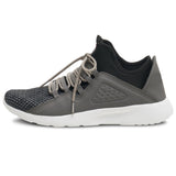 Alpine Swiss Mens Fashion Sneakers Lightweight Knit Top Elastic Sock Tennis Shoe – Gray