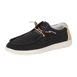 Alpine Swiss Flynn Mens Boat Shoes Lightweight Slip-On Loafers Moc Toe Sailing Deck – Charcoal