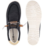Alpine Swiss Flynn Mens Boat Shoes Lightweight Slip-On Loafers Moc Toe Sailing Deck – Charcoal