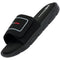 Alpine Swiss Gabe Cloud Slide Sandals For Men Shock-Absorbing Foam Insole With Arch – Black