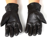 Alpine Swiss Mens Touch Screen Gloves Leather Thermal Lined Phone Texting Gloves – Brown