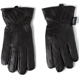 Alpine Swiss Mens Touch Screen Gloves Leather Thermal Lined Phone Texting Gloves – Brown