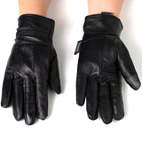 Alpine Swiss Womens Touch Screen Gloves Leather Phone Texting Glove Thermal Warm – Black
