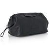 Alpine Swiss Lauter Toiletry Bag Genuine Leather Shaving Kit Dop Kit Travel Case – Black