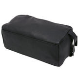 Alpine Swiss Sedona Toiletry Bag Genuine Leather Shaving Kit Dopp Kit Travel Case – Black