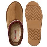 Alpine Swiss Haley Womens Fuzzy Slippers Warm Faux Fur Clog Slipper House Shoes – Chestnut