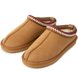 Alpine Swiss Haley Womens Fuzzy Slippers Warm Faux Fur Clog Slipper House Shoes – Chestnut
