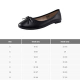 Alpine Swiss Iris Womens Ballet Flats Classic Bow Slip On Comfortable Shoes – Black