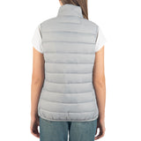 Alpine Swiss Jodie Womens Puffer Vest Warm Light Down Alternative Insulated Vest – Gray
