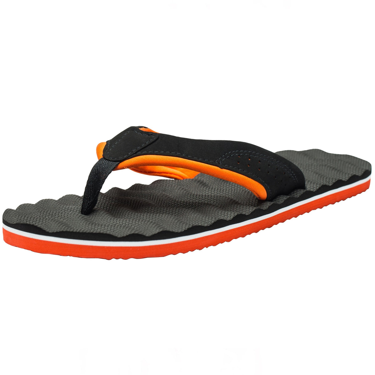 Alpine Swiss Joel Men’s Flip Flops – Black