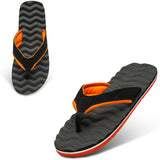 Alpine Swiss Joel Men’s Flip Flops – Black