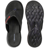 Alpine Swiss Katie Womens Flip Flops Outdoor Walking Thong Sandals Anti-Slip – Black