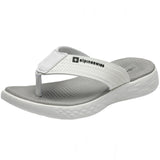 Alpine Swiss Katie Womens Flip Flops Outdoor Walking Thong Sandals Anti-Slip – Gray