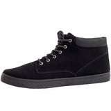 Alpine Swiss Keith Mens High Top Fashion Sneakers Casual Lace Up Shoes Boots – Black