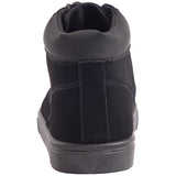 Alpine Swiss Keith Mens High Top Fashion Sneakers Casual Lace Up Shoes Boots – Black