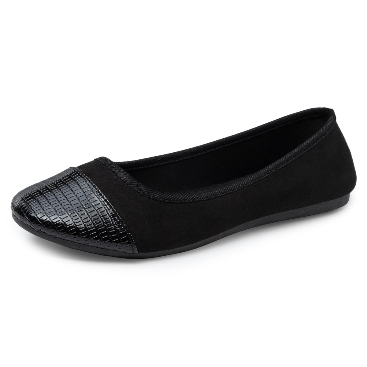 Alpine Swiss Kelly Women’s Ballet Flats – Black