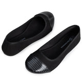 Alpine Swiss Kelly Women’s Ballet Flats – Black