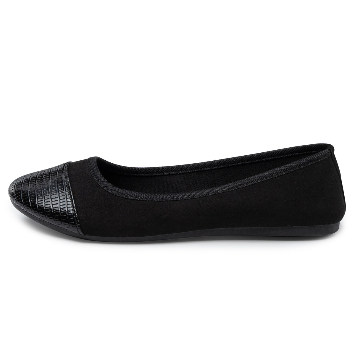Alpine Swiss Kelly Women’s Ballet Flats – Black