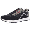 Alpine Swiss Mens Retro Sneakers Casual Low Top Lace Up Walking Tennis Shoes – Black