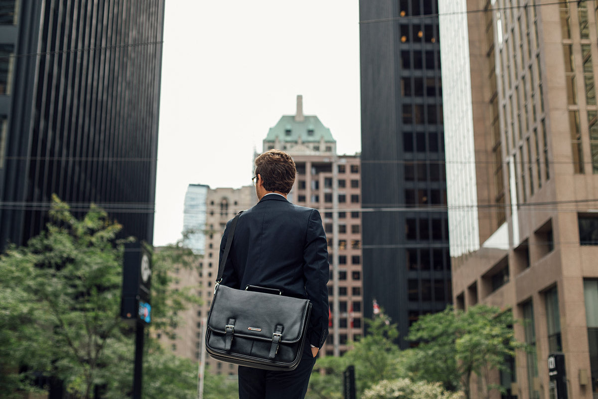 leather briefcase for men