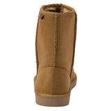 Alpine Swiss Laura Women's Short Winter Boots – Chestnut