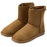 Alpine Swiss Laura Women's Short Winter Boots – Chestnut