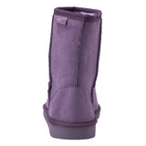 Alpine Swiss Laura Women's Short Winter Boots – Purple