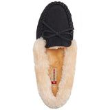 Alpine Swiss Leah Women’s Moccasin Slippers – Black