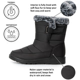 Alpine Swiss Lexie Women’s Snow Boots – Black