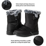 Alpine Swiss Lexie Women’s Snow Boots – Black