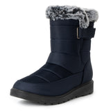 Alpine Swiss Lexie Women’s Snow Boots – Navy