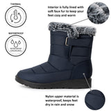 Alpine Swiss Lexie Women’s Snow Boots – Navy