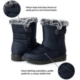 Alpine Swiss Lexie Women’s Snow Boots – Navy