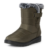 Alpine Swiss Lexie Women’s Snow Boots – Olive