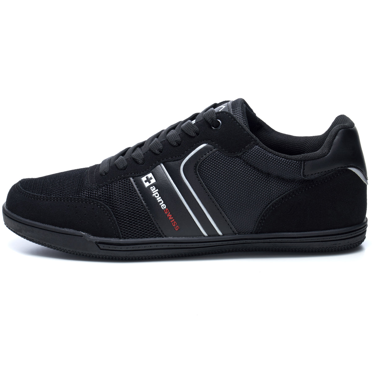 Alpine Swiss Liam Men’s Casual Shoes – Black