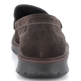 Alpine Swiss Mateo Mens Suede Penny Loafers Italian Dress Casual Slip On Shoes – Brown