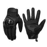 Alpine Swiss Men's Motorcycle Gloves Protective Outdoor Gloves with Reinforced – Black