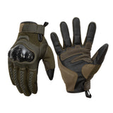 Alpine Swiss Men's Motorcycle Gloves Protective Outdoor Gloves with Reinforced – Olive