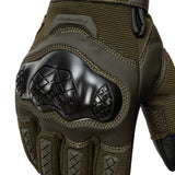 Alpine Swiss Men's Motorcycle Gloves Protective Outdoor Gloves with Reinforced – Olive