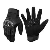 Alpine Swiss Mens Motorcycle Riding Gloves Touchscreen Outdoor Gloves with – Black