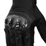 Alpine Swiss Mens Motorcycle Riding Gloves Touchscreen Outdoor Gloves with – Black