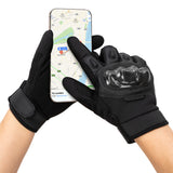 Alpine Swiss Mens Motorcycle Riding Gloves Touchscreen Outdoor Gloves with – Black
