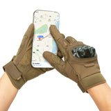 Alpine Swiss Mens Motorcycle Riding Gloves Touchscreen Outdoor Gloves with – Tan
