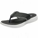Alpine Swiss Miley Flip Flops for Women Comfortable Outdoor Walking Thong Sandals – Black