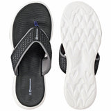 Alpine Swiss Miley Flip Flops for Women Comfortable Outdoor Walking Thong Sandals – Black
