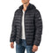 Alpine Swiss Mens Light Puffer Jacket Removable Hood Milo Winter Coat Packable – Black