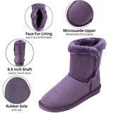 Alpine Swiss Mindy Women’s Winter Boots – Purple