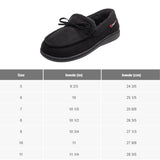 Alpine Swiss Womens Moccasin Slippers Warm Shearling Comfortable House Shoes – Black