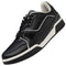 Alpine Swiss Remy Mens Fashion Sneakers Low Top Casual Comfortable Tennis Shoes – Black